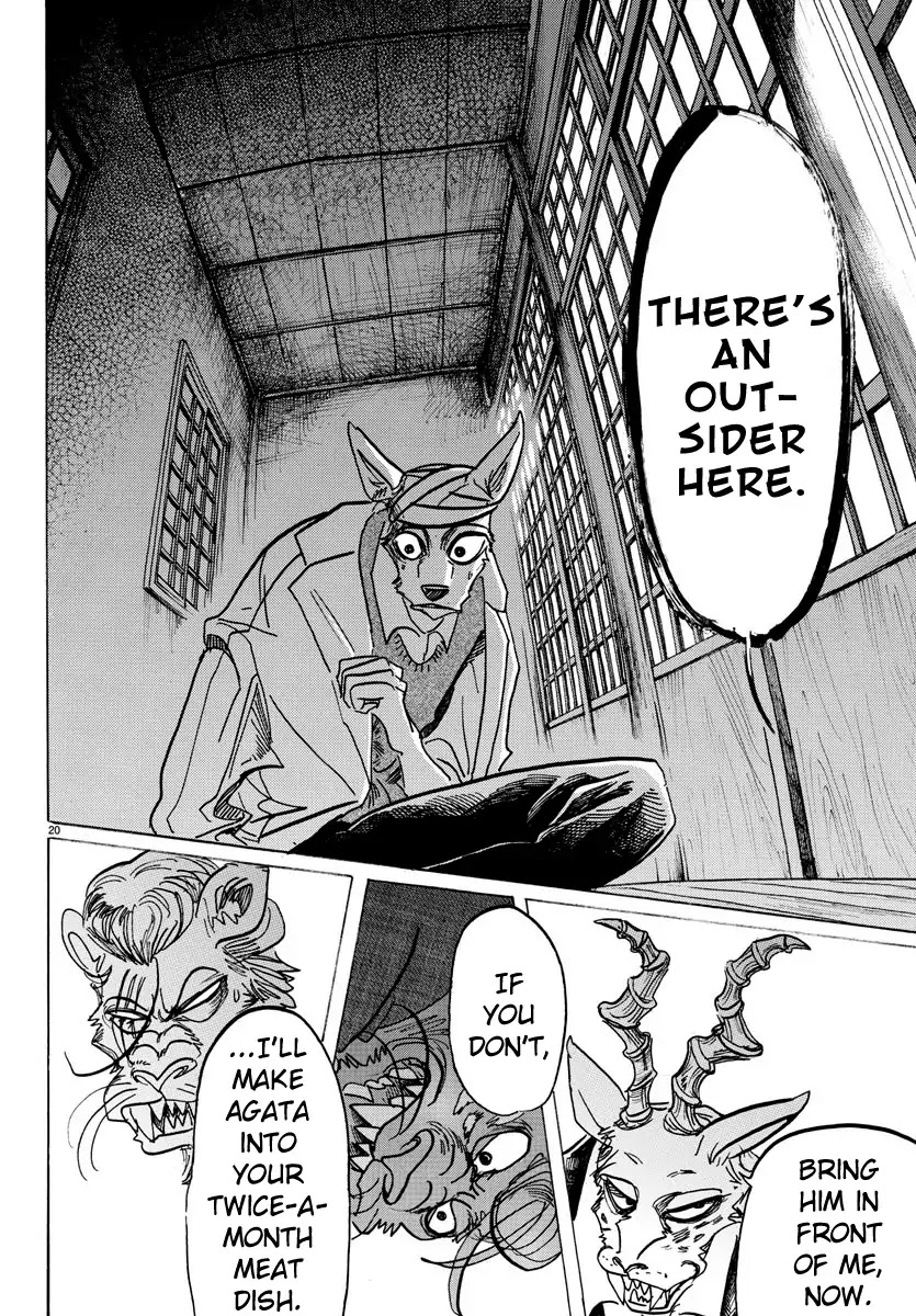 Beastars Chapter 131 page 20 - Chapter 131: A Forcibly-worn Flower Crown Made of Silver Vine