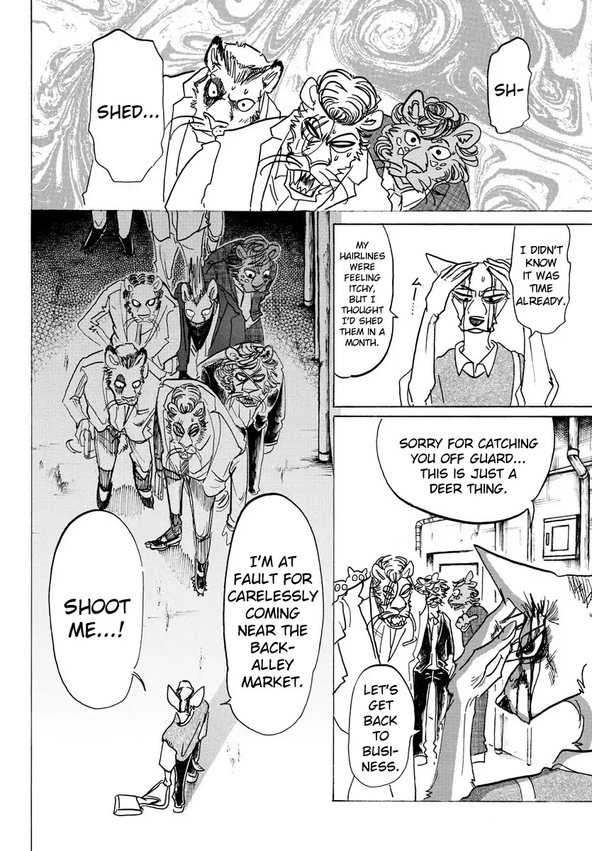 Beastars Chapter 131 page 6 - Chapter 131: A Forcibly-worn Flower Crown Made of Silver Vine