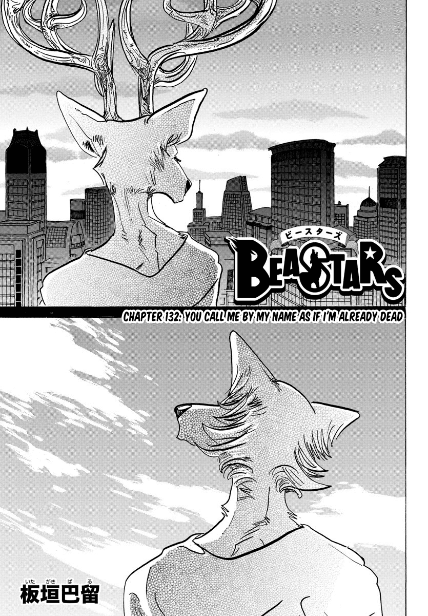 Beastars Chapter 132 page 1 - Chapter 132: You Call Me by My Name as if I'm Already Dead