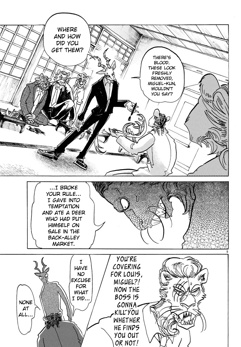 Beastars Chapter 132 page 5 - Chapter 132: You Call Me by My Name as if I'm Already Dead