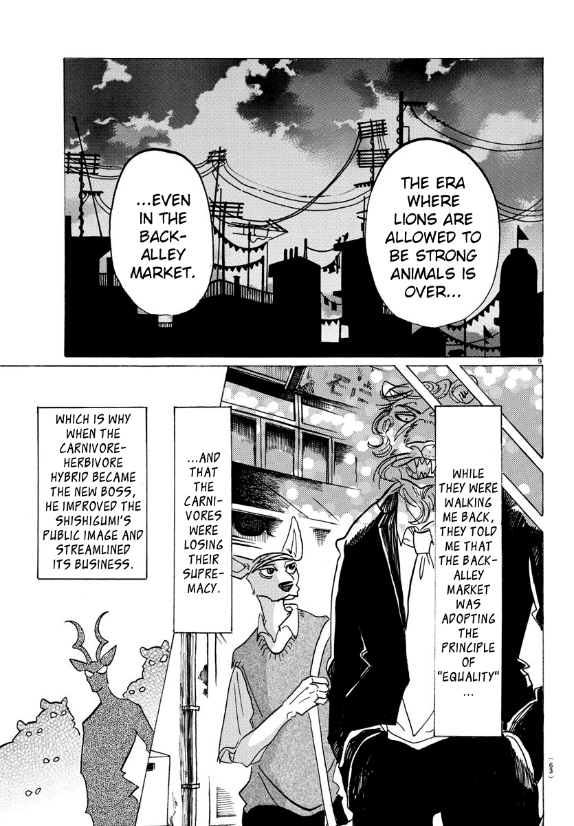 Beastars Chapter 132 page 9 - Chapter 132: You Call Me by My Name as if I'm Already Dead