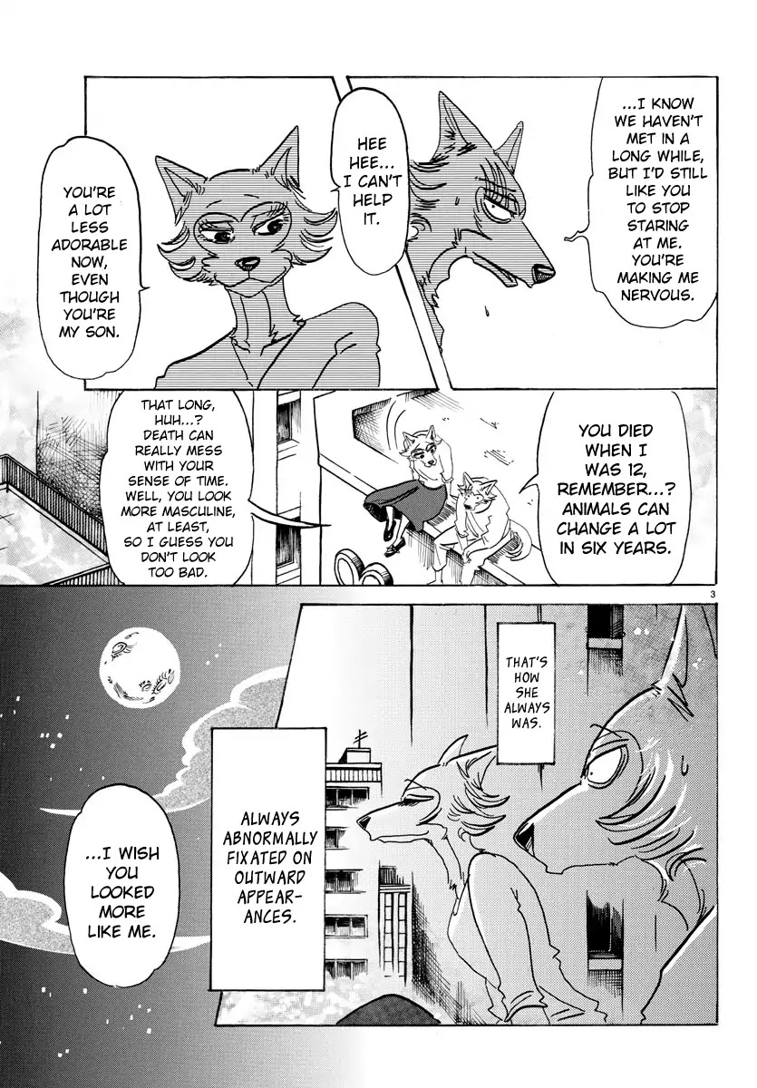 Beastars Chapter 133 page 3 - Chapter 133: The High Tide Swallows the Beach's Sand