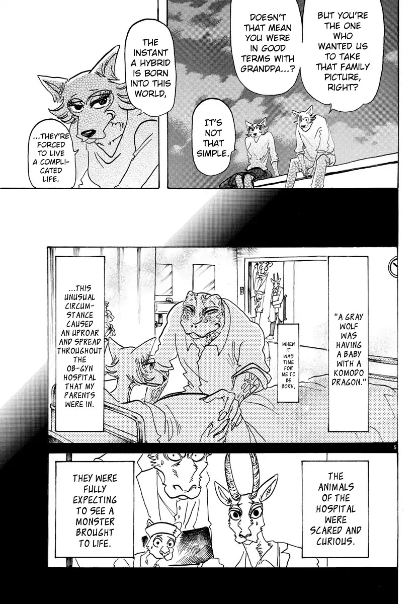 Beastars Chapter 133 page 5 - Chapter 133: The High Tide Swallows the Beach's Sand