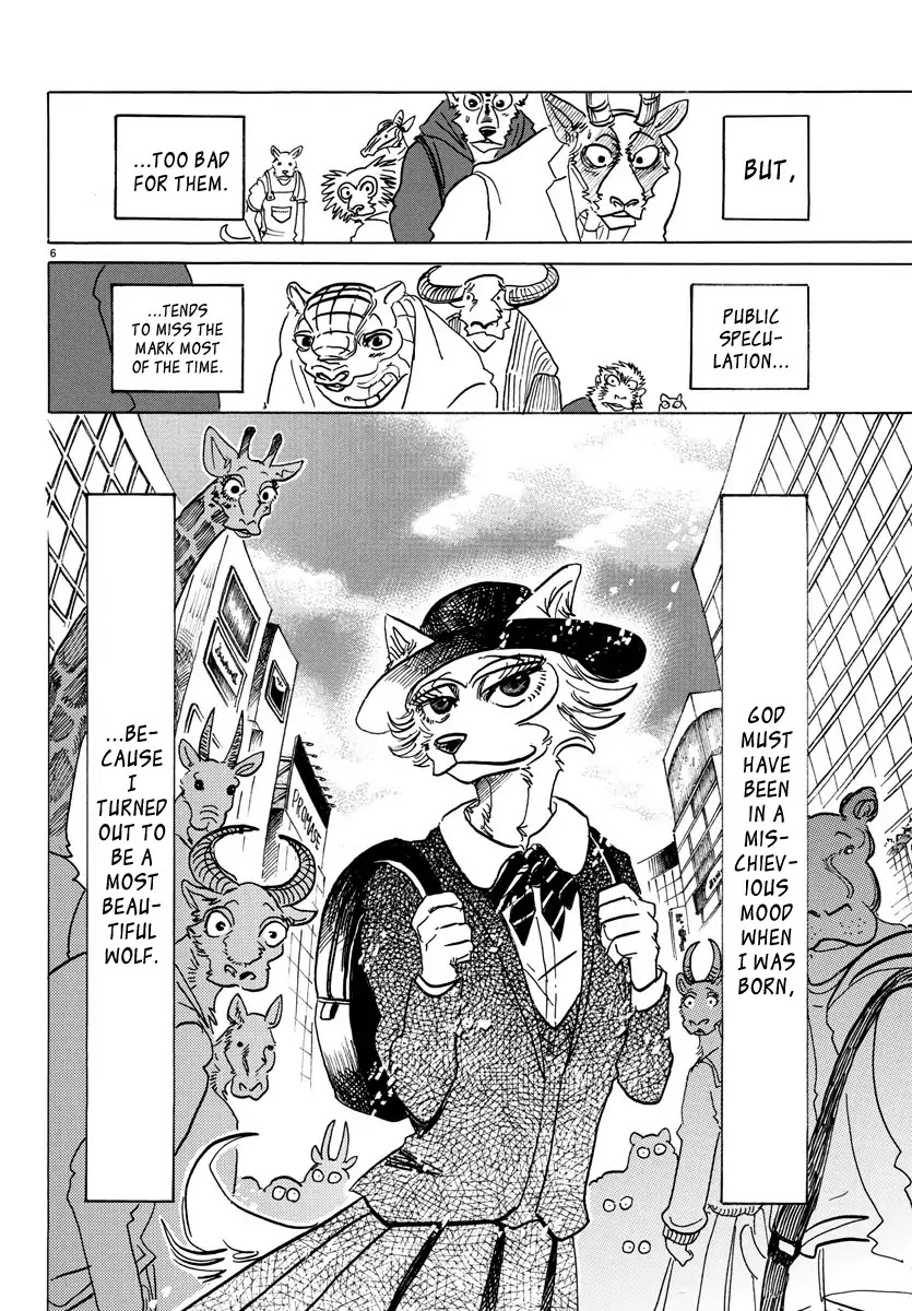 Beastars Chapter 133 page 6 - Chapter 133: The High Tide Swallows the Beach's Sand