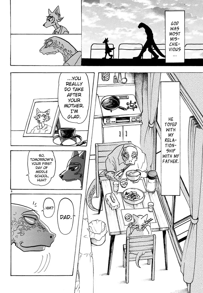 Beastars Chapter 133 page 8 - Chapter 133: The High Tide Swallows the Beach's Sand