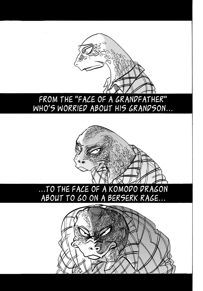 Beastars Chapter 135 page 1 - Chapter 135: Sweet Steam and Green Peppers