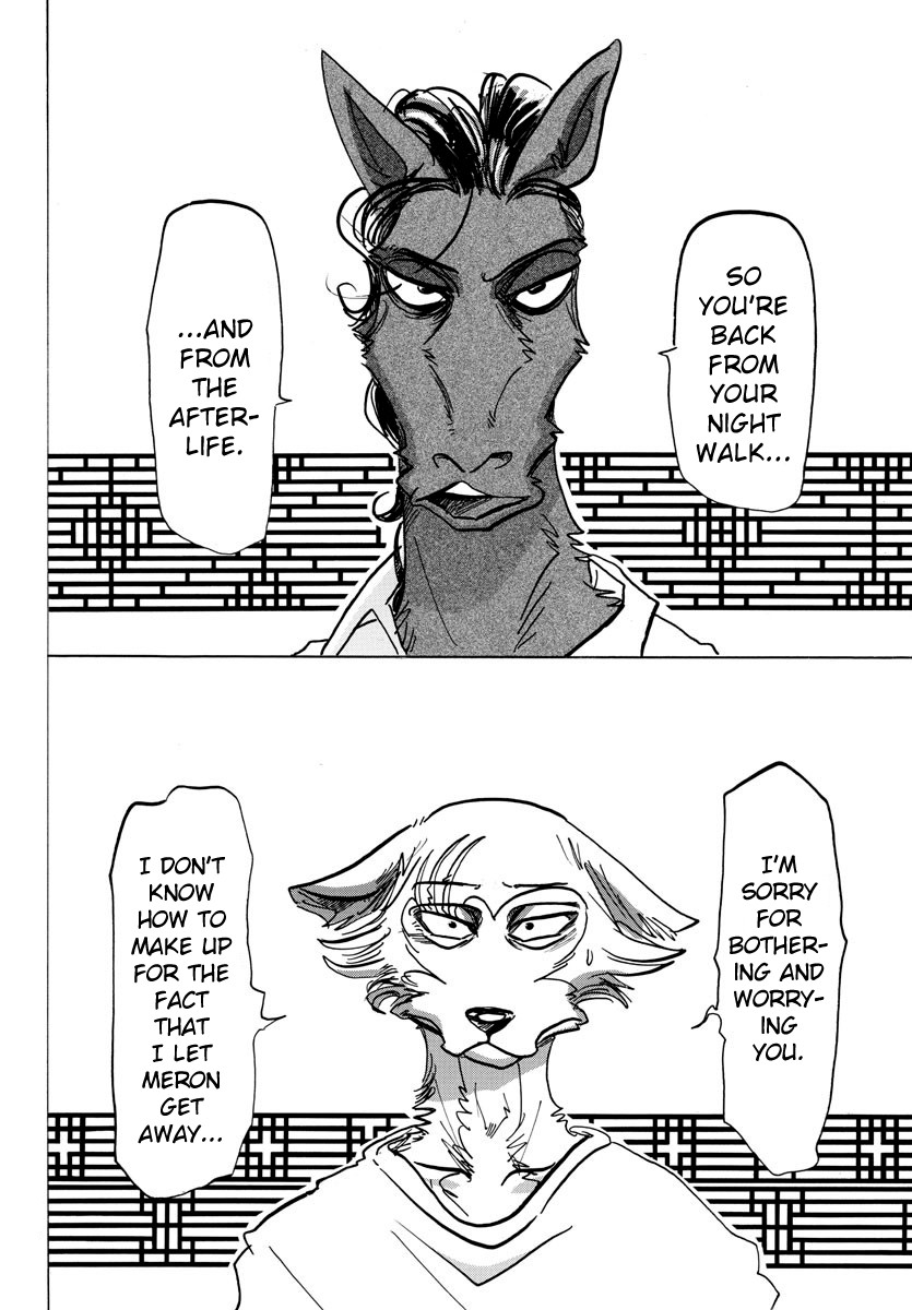 Beastars Chapter 135 page 17 - Chapter 135: Sweet Steam and Green Peppers