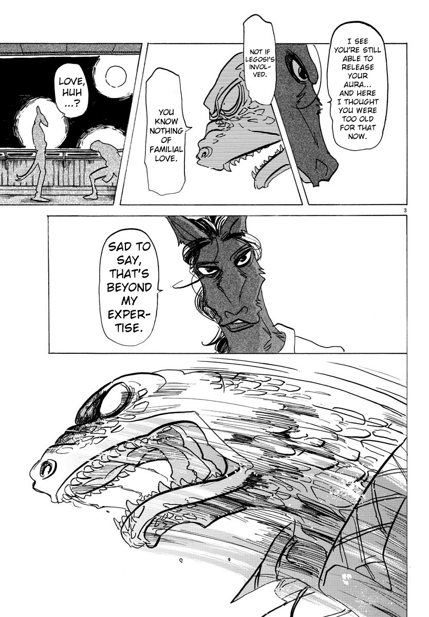 Beastars Chapter 135 page 3 - Chapter 135: Sweet Steam and Green Peppers
