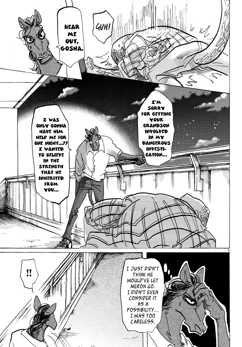 Beastars Chapter 135 page 5 - Chapter 135: Sweet Steam and Green Peppers