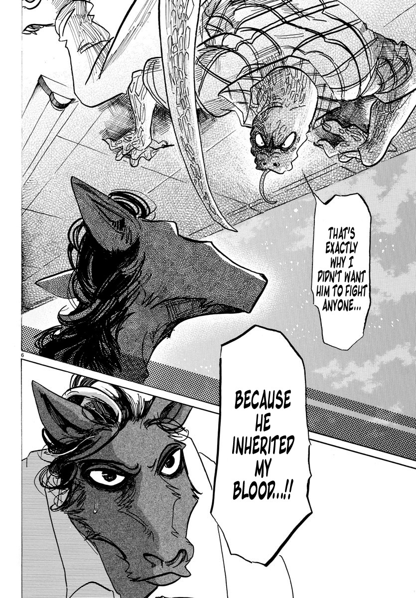Beastars Chapter 135 page 6 - Chapter 135: Sweet Steam and Green Peppers