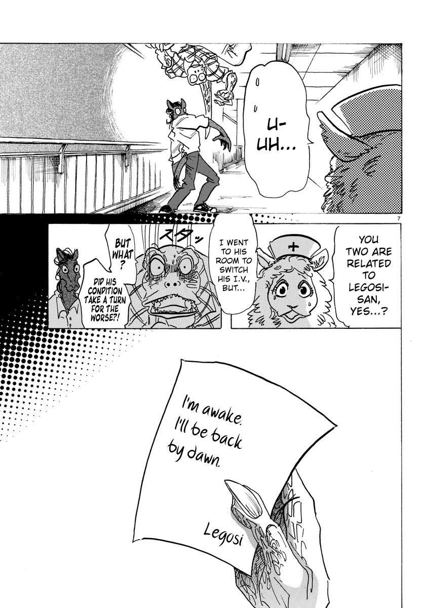 Beastars Chapter 135 page 7 - Chapter 135: Sweet Steam and Green Peppers