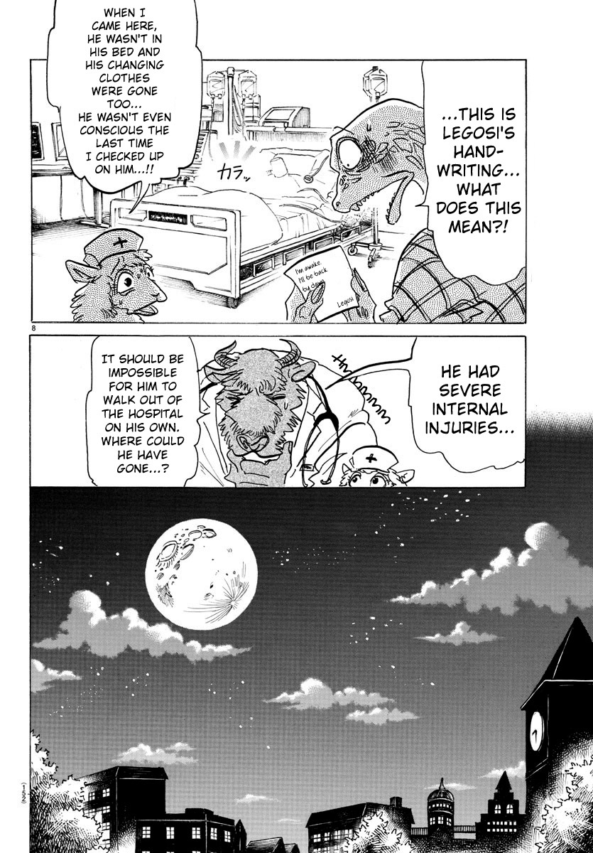 Beastars Chapter 135 page 8 - Chapter 135: Sweet Steam and Green Peppers