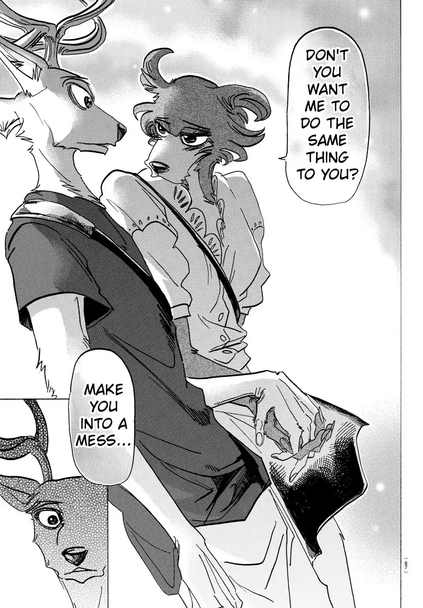 Beastars Chapter 136 page 12 - Chapter 136: Our Electric Cardiogram is a Straw Ripped to Pieces