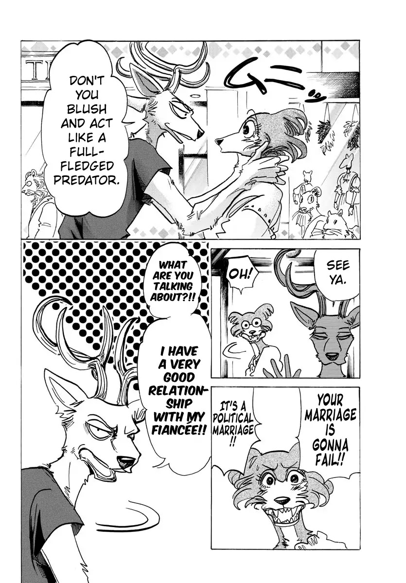 Beastars Chapter 136 page 13 - Chapter 136: Our Electric Cardiogram is a Straw Ripped to Pieces