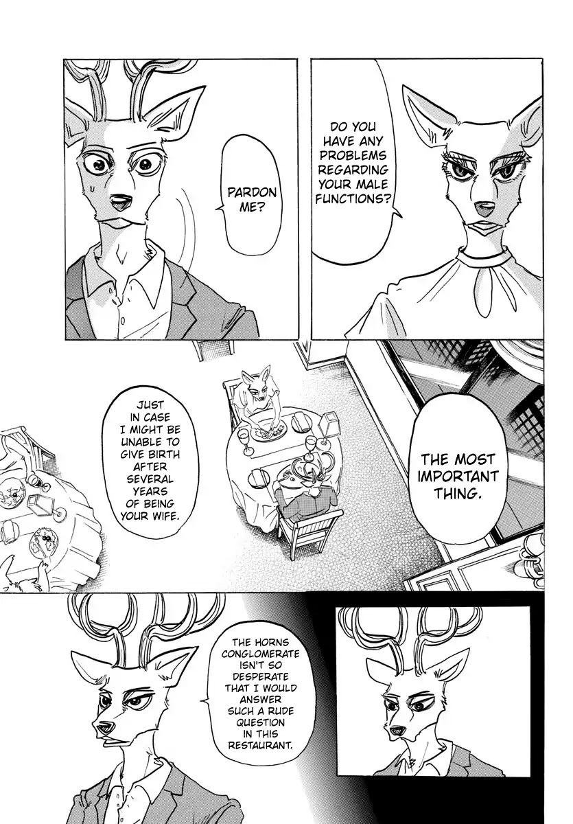 Beastars Chapter 136 page 16 - Chapter 136: Our Electric Cardiogram is a Straw Ripped to Pieces