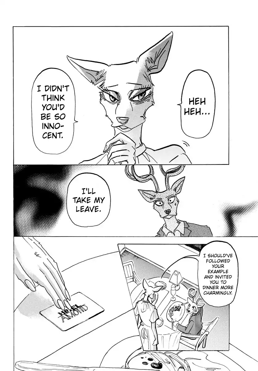Beastars Chapter 136 page 17 - Chapter 136: Our Electric Cardiogram is a Straw Ripped to Pieces