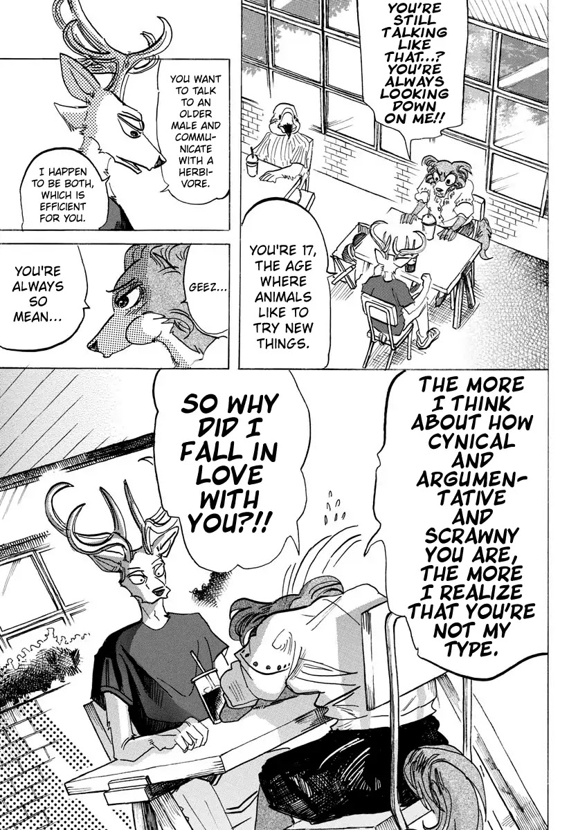 Beastars Chapter 136 page 6 - Chapter 136: Our Electric Cardiogram is a Straw Ripped to Pieces