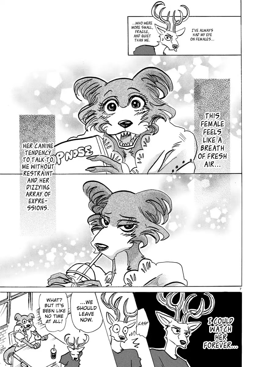 Beastars Chapter 136 page 8 - Chapter 136: Our Electric Cardiogram is a Straw Ripped to Pieces