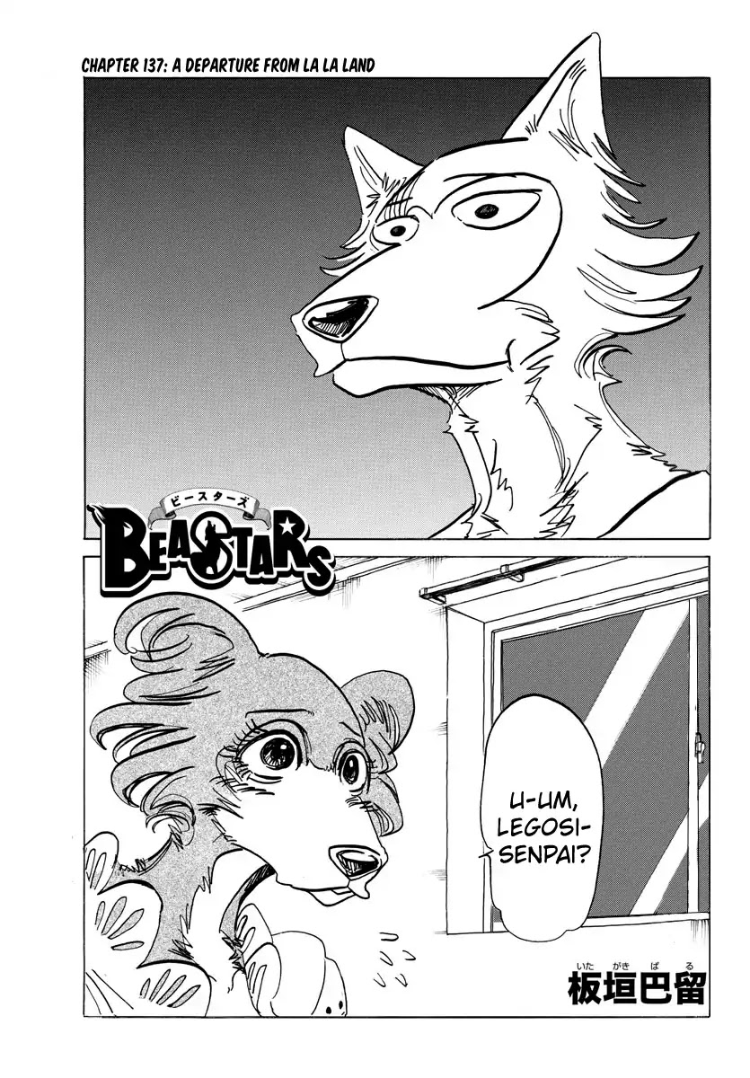 Beastars Chapter 137 page 1 - Chapter 137: A Departure from La La Land