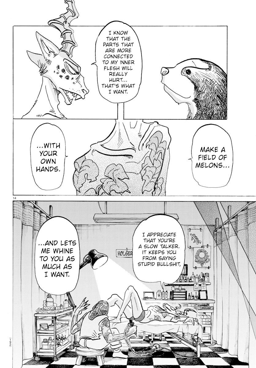 Beastars Chapter 139 page 14 - Chapter 139: Running Across the Twilit Fields