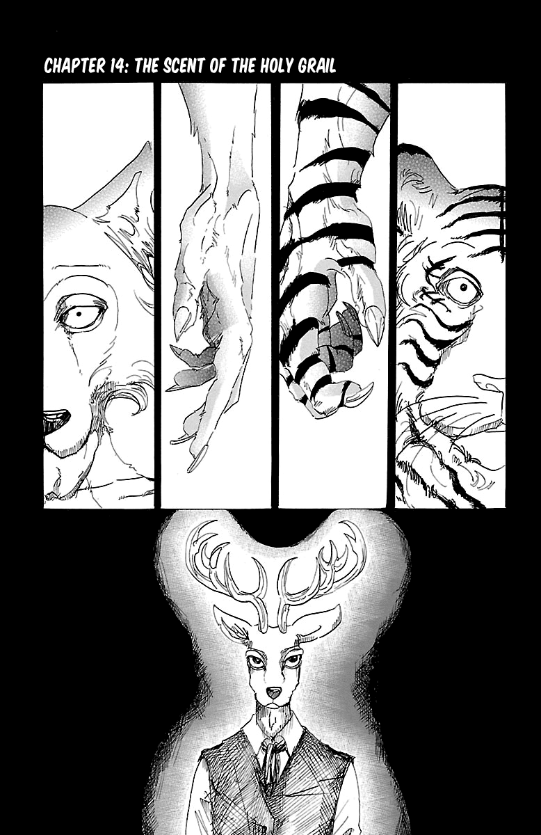 Beastars Chapter 14 page 1 - Chapter 14: The Scent of the Holy Grail