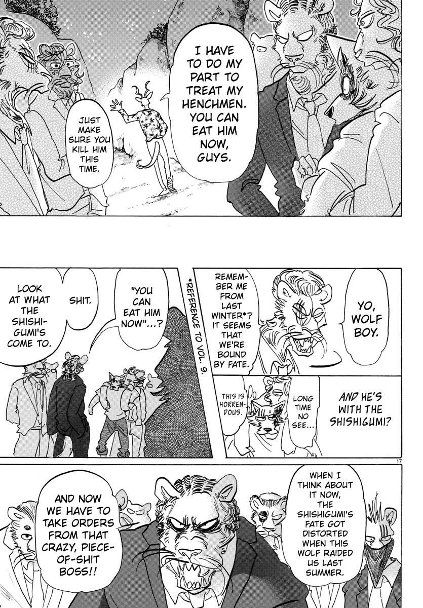 Beastars Chapter 140 page 16 - Chapter 140: Acting Directions in a Tragedy