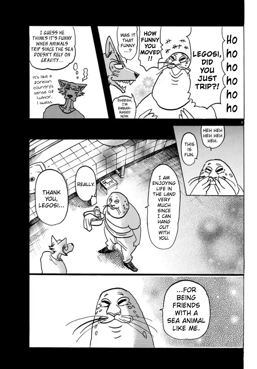 Beastars Chapter 141 page 10 - Chapter 141: A Mermaid's Song with Bubbles