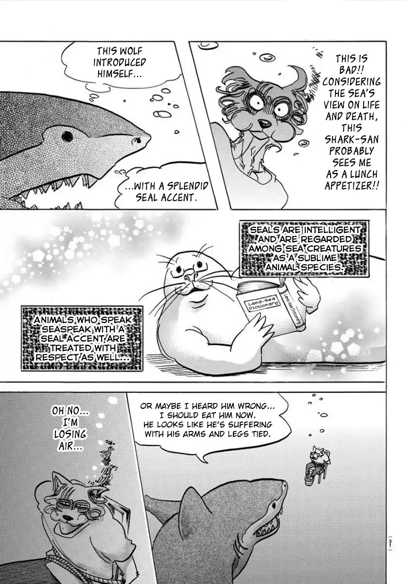 Beastars Chapter 141 page 14 - Chapter 141: A Mermaid's Song with Bubbles