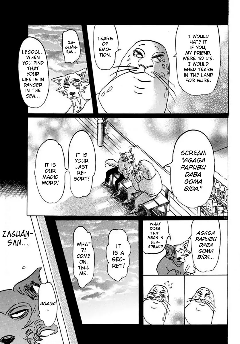 Beastars Chapter 141 page 16 - Chapter 141: A Mermaid's Song with Bubbles