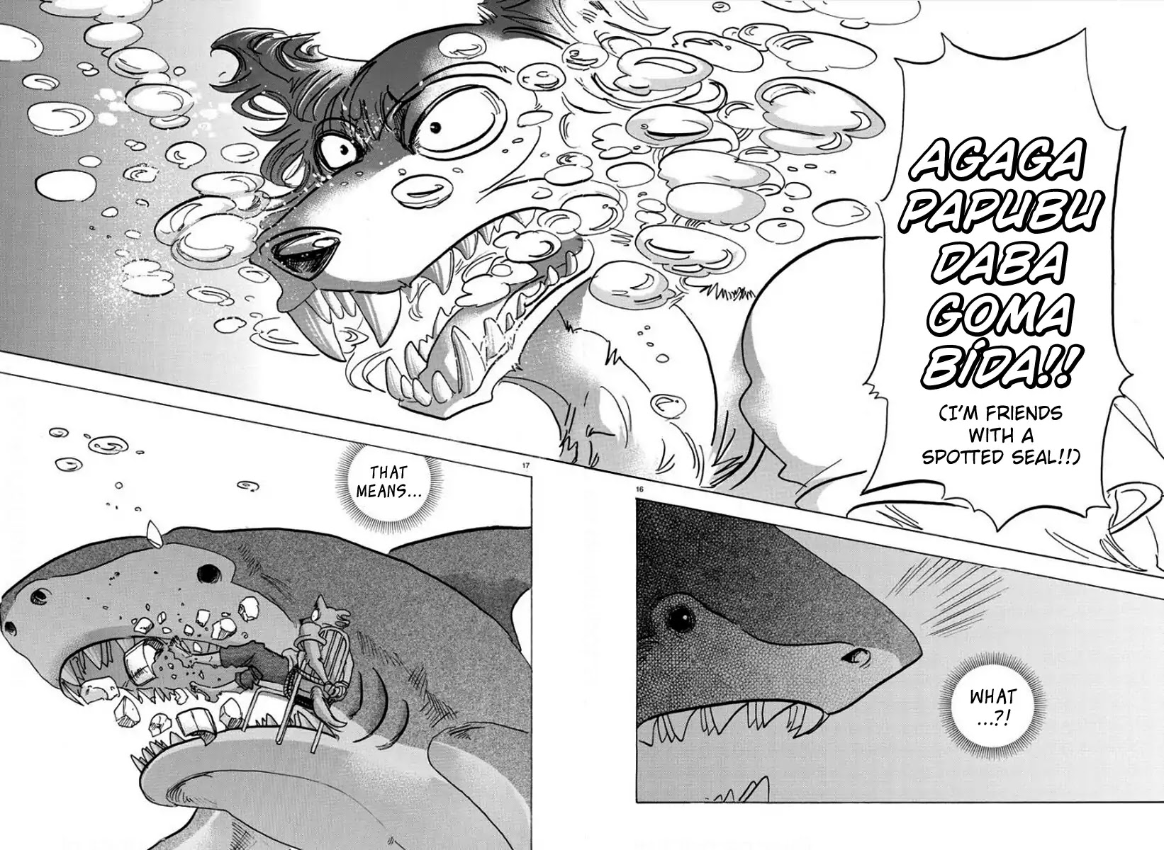 Beastars Chapter 141 page 17 - Chapter 141: A Mermaid's Song with Bubbles