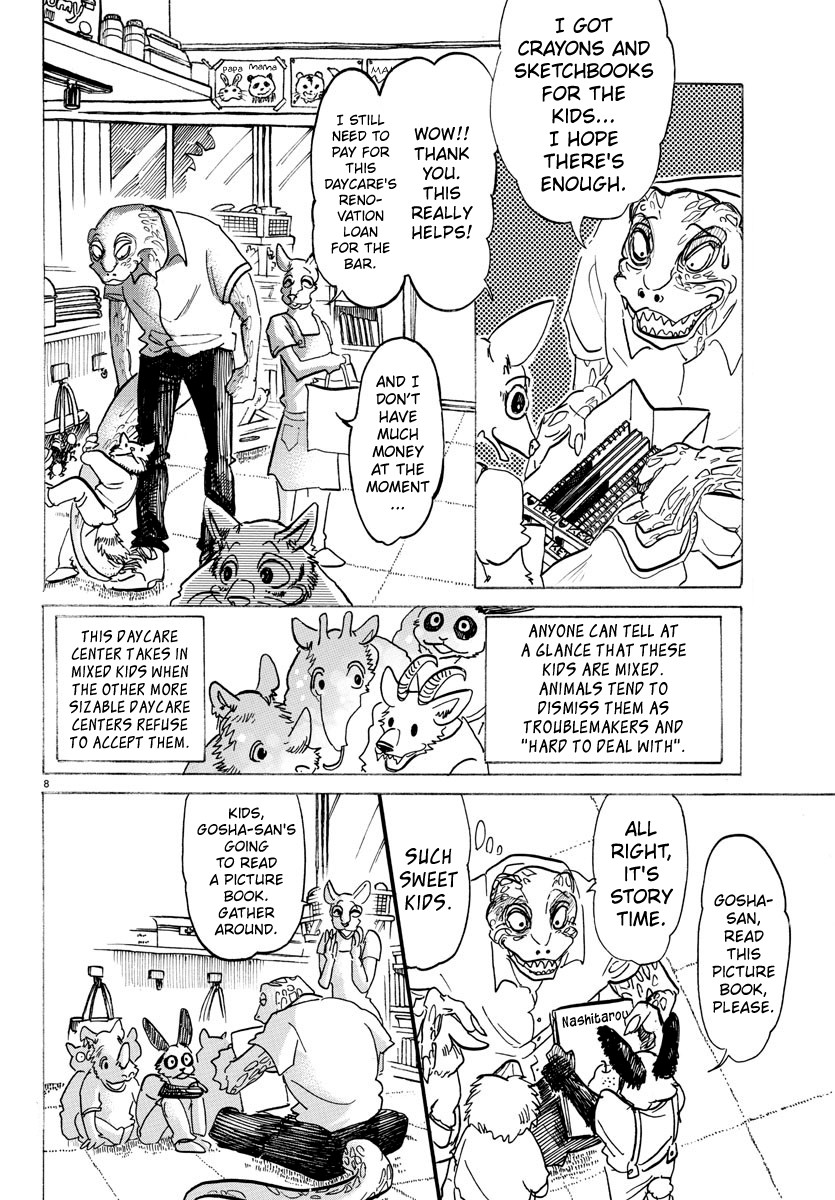 Beastars Chapter 142 page 8 - Chapter 142: 100 Years of Life for an Animal?!
