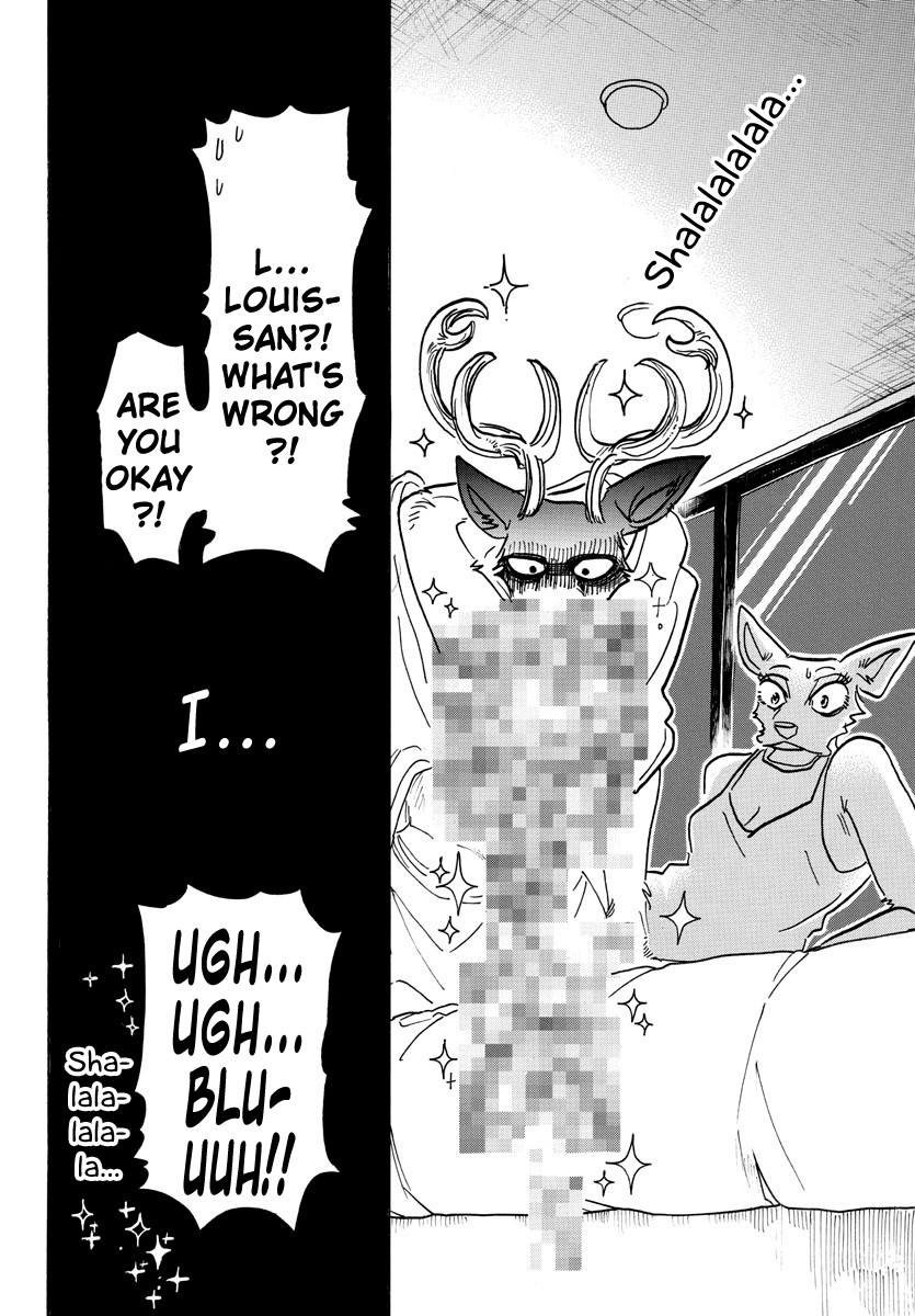 Beastars Chapter 143 page 13 - Chapter 143: Her Breasts So Translucent the Light of the TV Passes Through Them