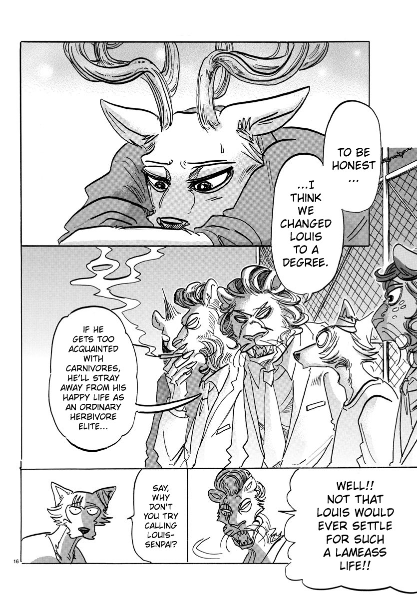 Beastars Chapter 143 page 15 - Chapter 143: Her Breasts So Translucent the Light of the TV Passes Through Them