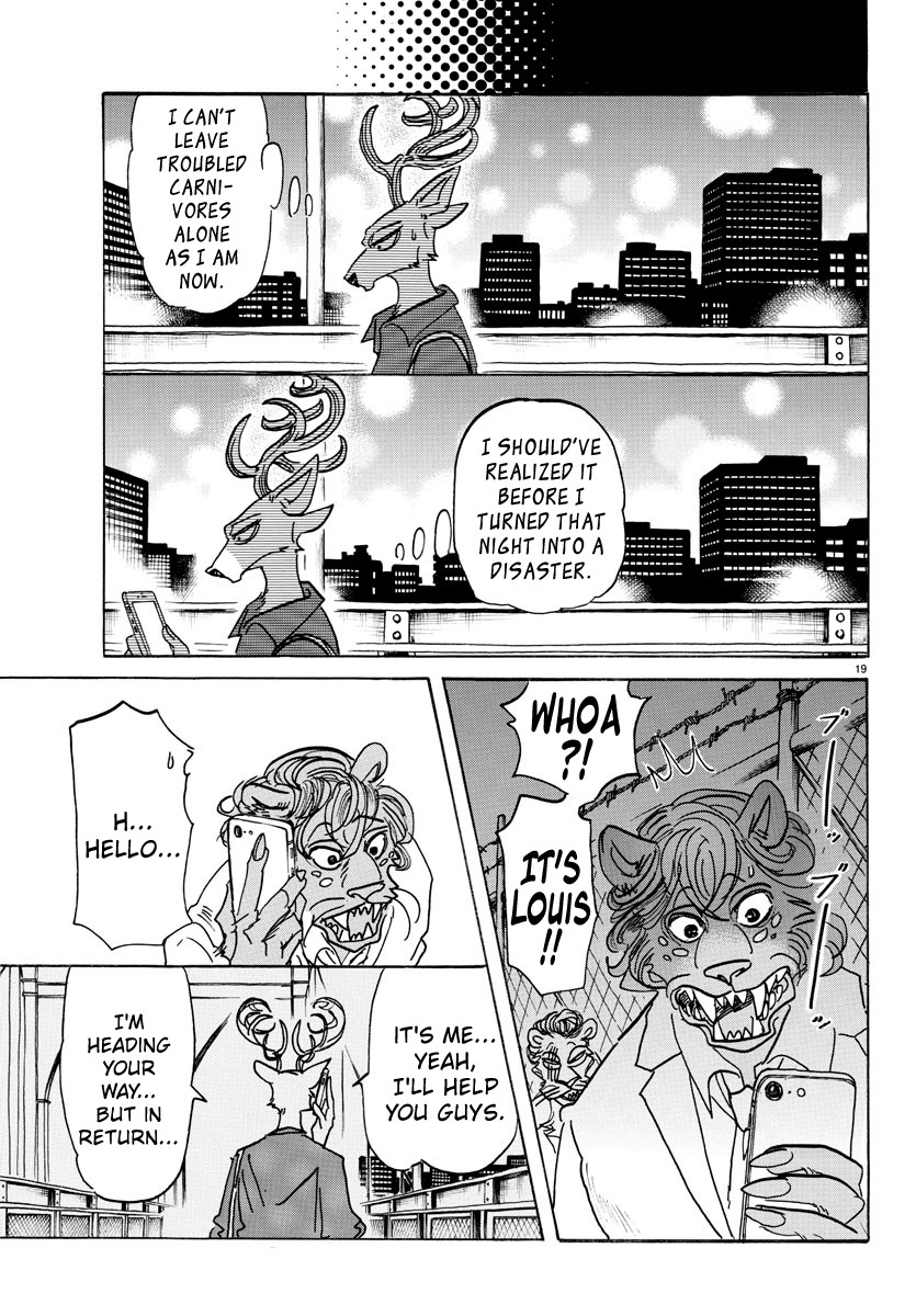 Beastars Chapter 143 page 18 - Chapter 143: Her Breasts So Translucent the Light of the TV Passes Through Them