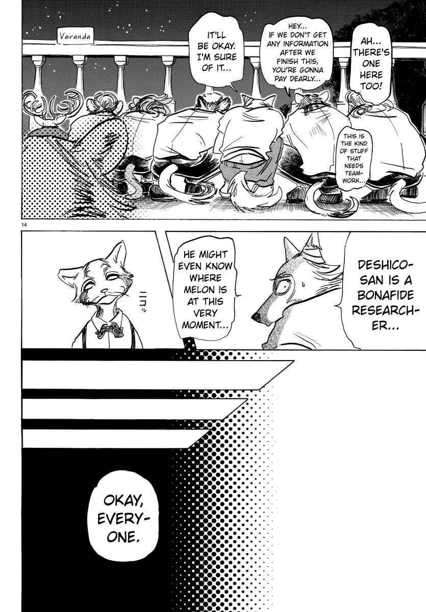 Beastars Chapter 145 page 14 - Chapter 145: A Body Without Privacy