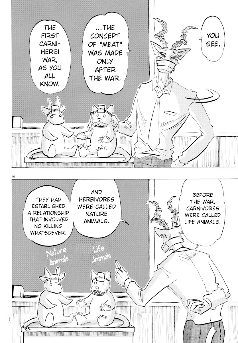 Beastars Chapter 145 page 16 - Chapter 145: A Body Without Privacy
