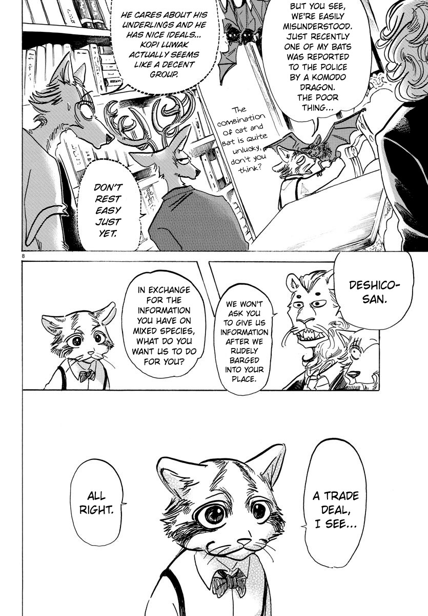 Beastars Chapter 145 page 9 - Chapter 145: A Body Without Privacy