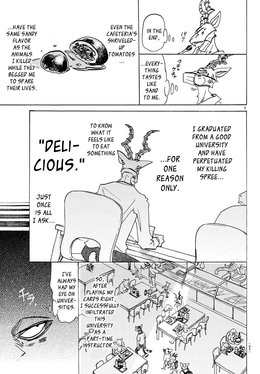 Beastars Chapter 146 page 3 - Chapter 146: An El Niño in My Desert