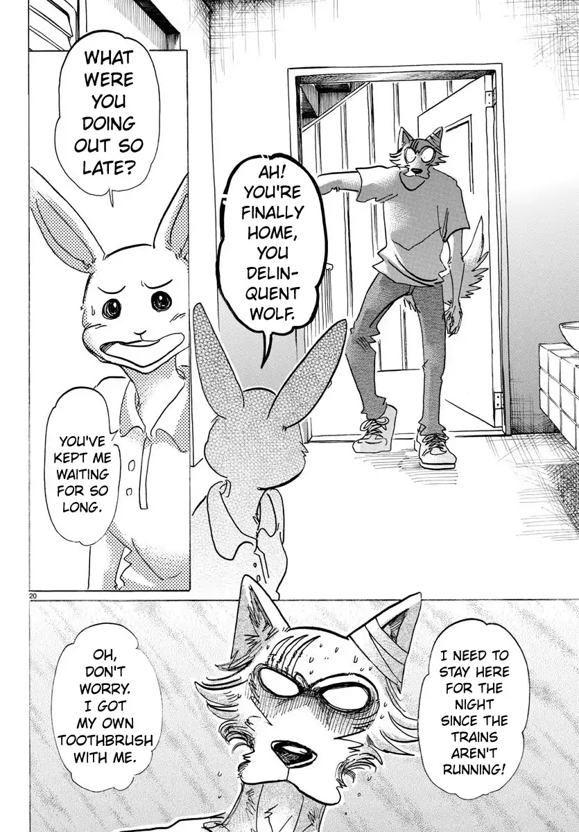 Beastars Chapter 147 page 21 - Chapter 147: Wipe Off Your Drool Before Saying Sweet Nothings