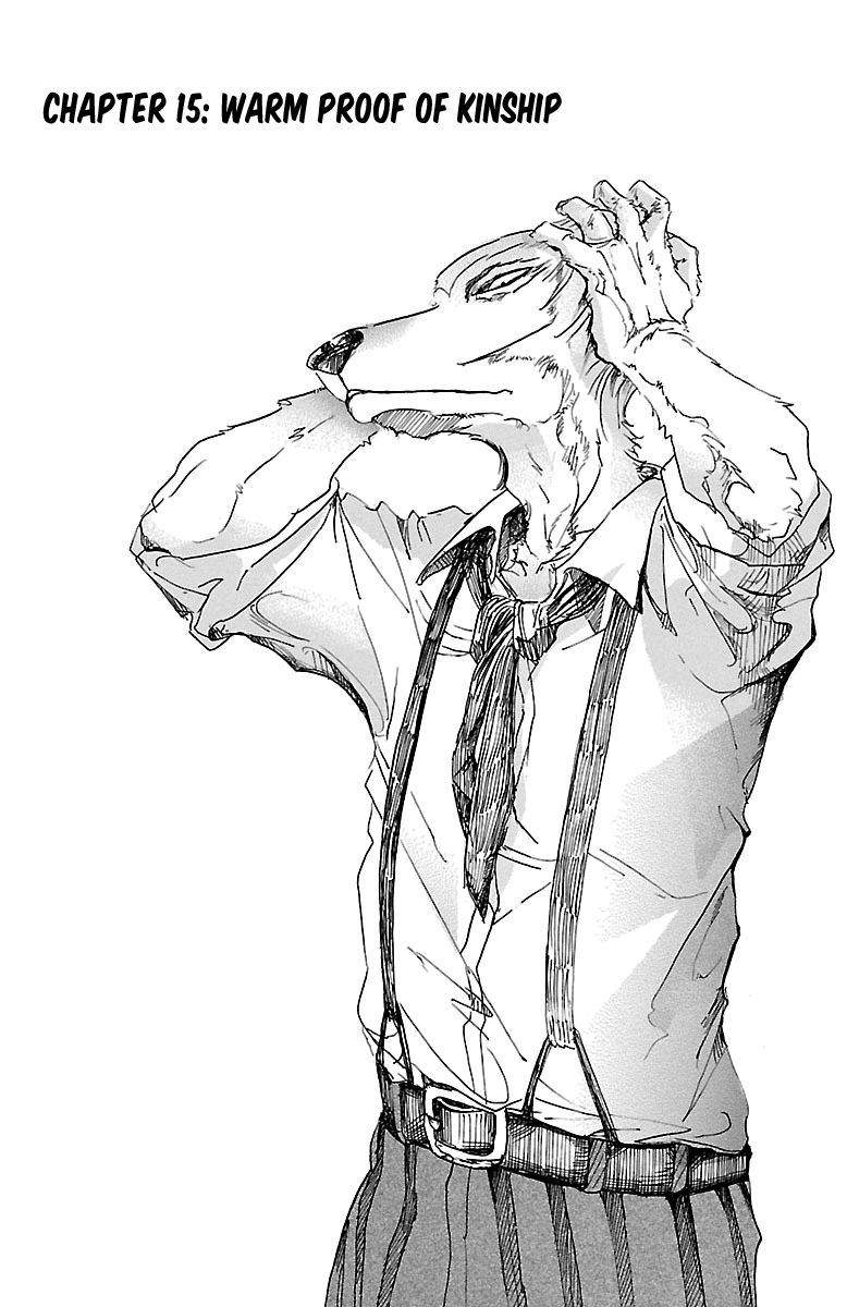 Beastars Chapter 15 page 1 - Chapter 15: Warm Proof of Kinship