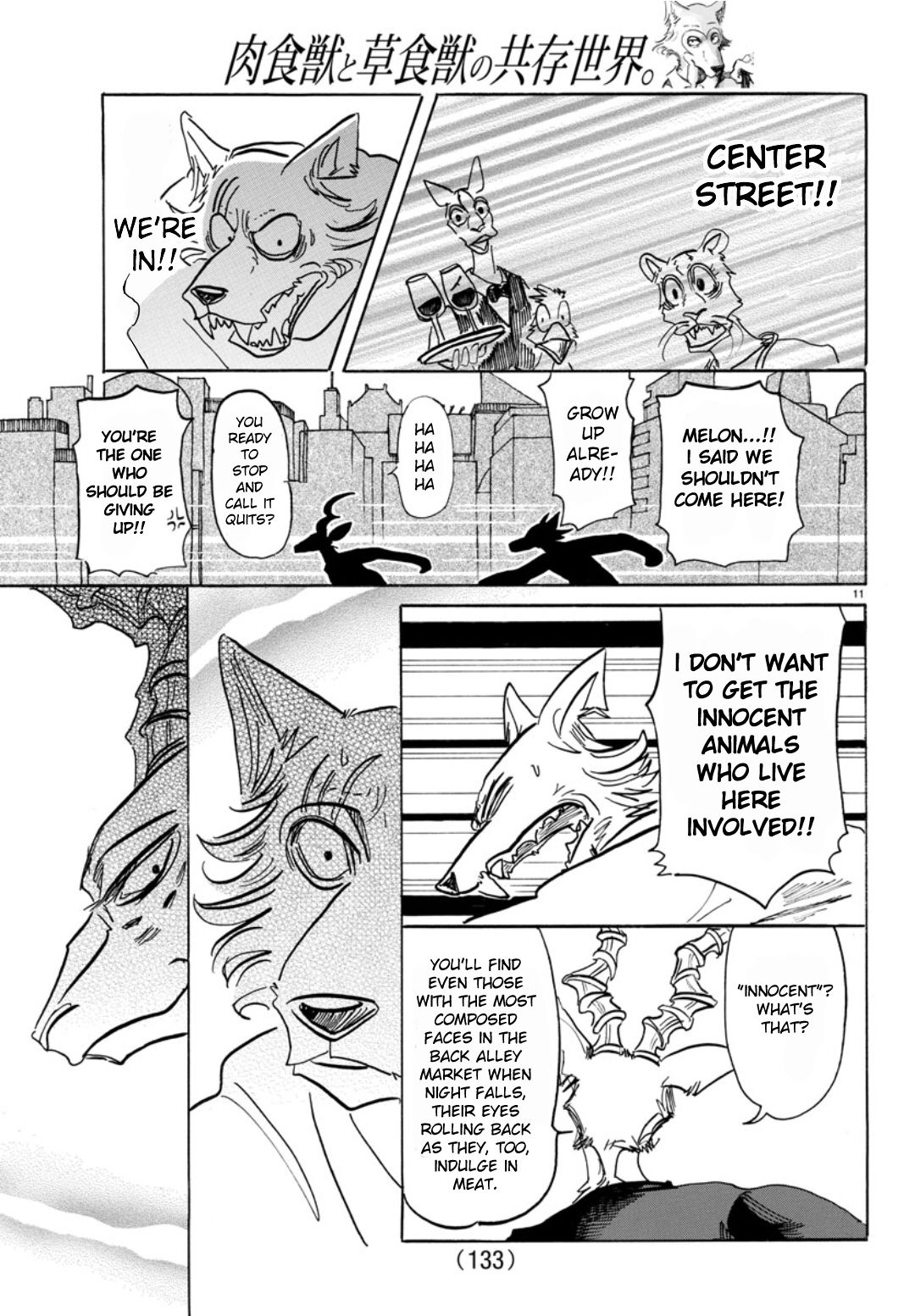 Beastars Chapter 151 page 10 - Chapter 151: A World in Which Herbivores and Carnivores Coexist.