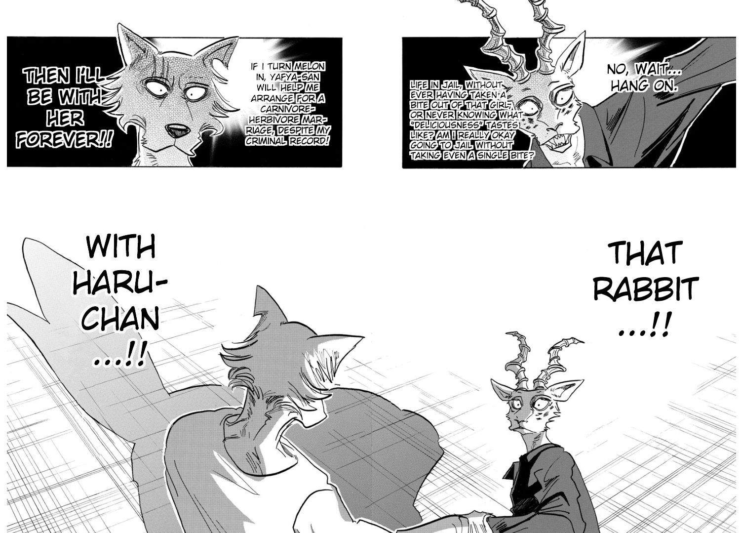 Beastars Chapter 151 page 2 - Chapter 151: A World in Which Herbivores and Carnivores Coexist.