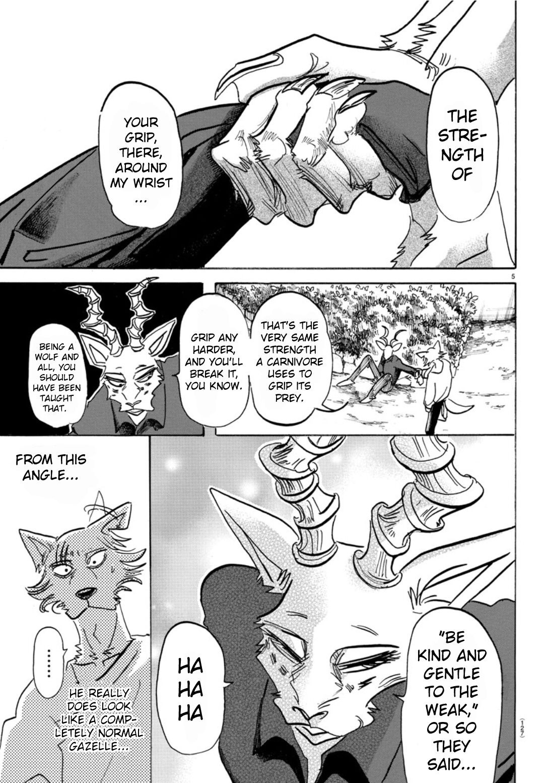 Beastars Chapter 151 page 4 - Chapter 151: A World in Which Herbivores and Carnivores Coexist.