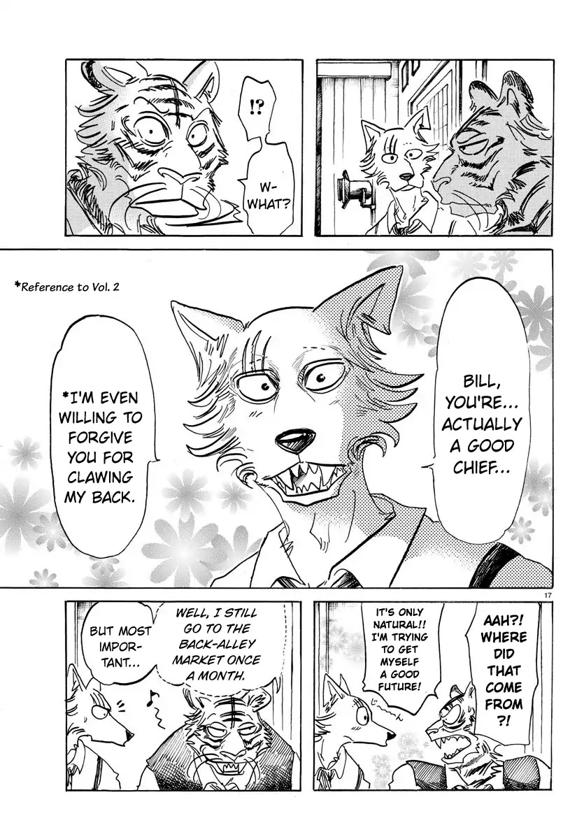 Beastars Chapter 152 page 16 - Chapter 152: A Question of Self-Harming School Regulations: Claw Marks on the Wall