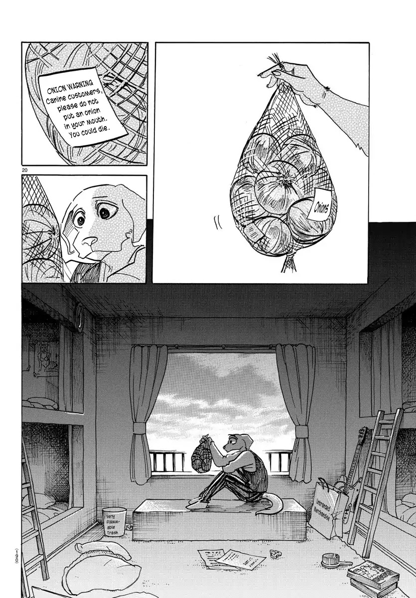 Beastars Chapter 152 page 19 - Chapter 152: A Question of Self-Harming School Regulations: Claw Marks on the Wall