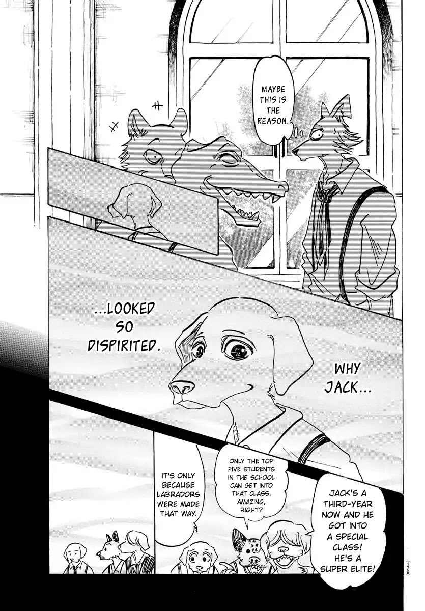 Beastars Chapter 152 page 8 - Chapter 152: A Question of Self-Harming School Regulations: Claw Marks on the Wall