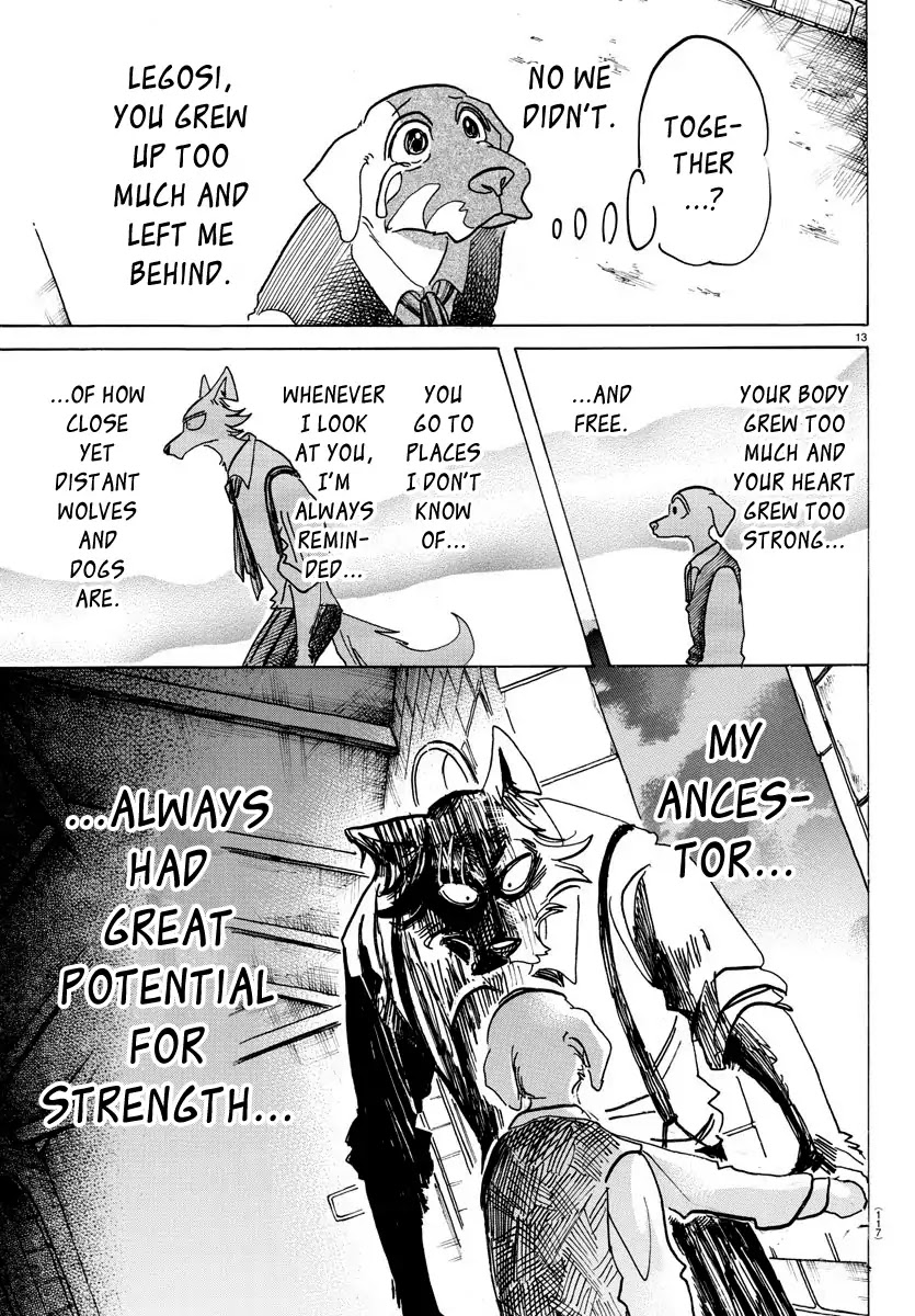 Beastars Chapter 153 page 12 - Chapter 153: Howl of the Losing Dogs: A Fine Melody