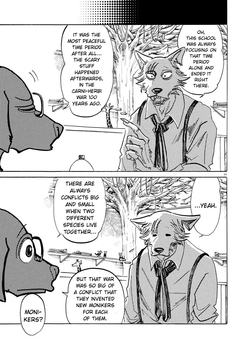 Beastars Chapter 154 page 11 - Chapter 154: Jack-sensei's History Classroom