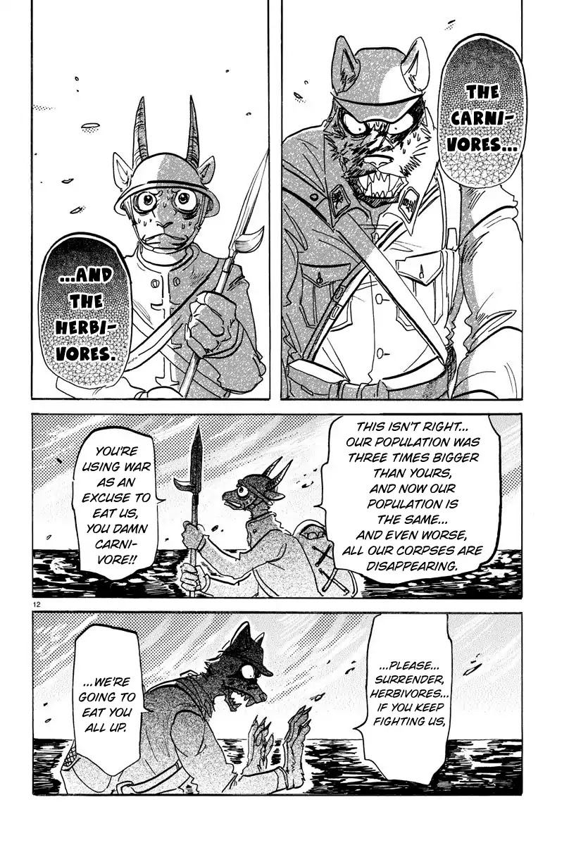 Beastars Chapter 154 page 12 - Chapter 154: Jack-sensei's History Classroom