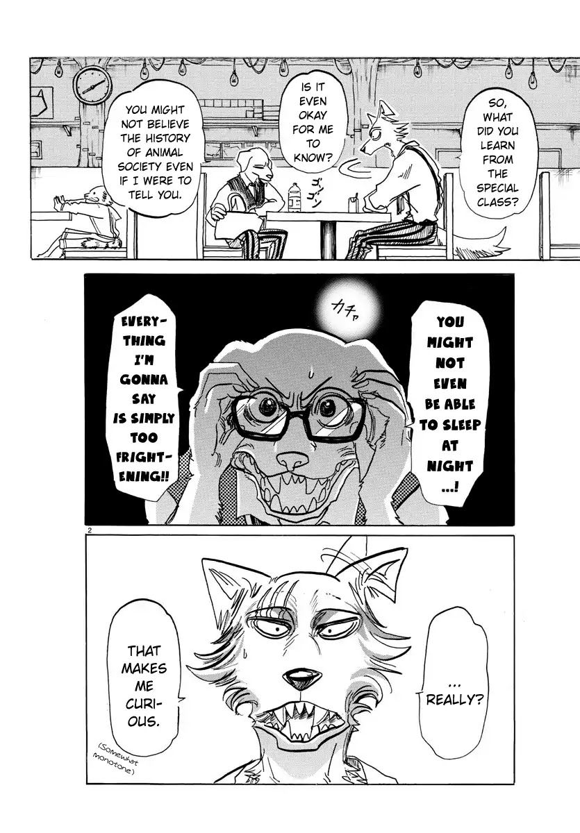 Beastars Chapter 154 page 2 - Chapter 154: Jack-sensei's History Classroom